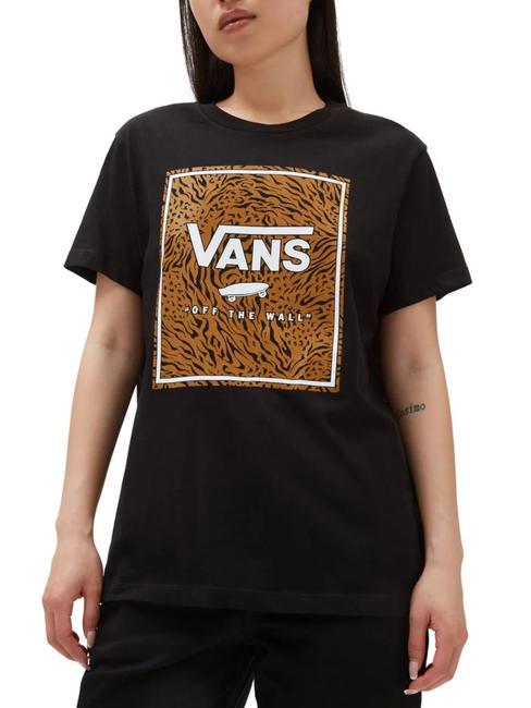 VANS ANIMASH T-shirt manica corta in cotone black - T-shirt e Top Donna