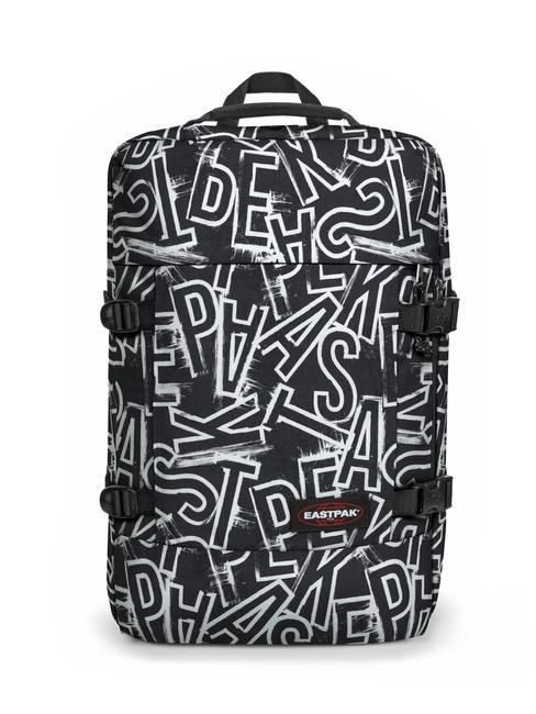 EASTPAK TRAVELPACK  Zaino da viaggio, porta pc 17" ep lettersblack - Zaini da lavoro porta PC