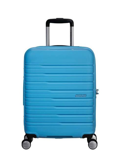 AMERICAN TOURISTER FLASHLINE POP Trolley Bagaglio a Mano, espandibile CLOUDY BLUE - Bagagli a mano