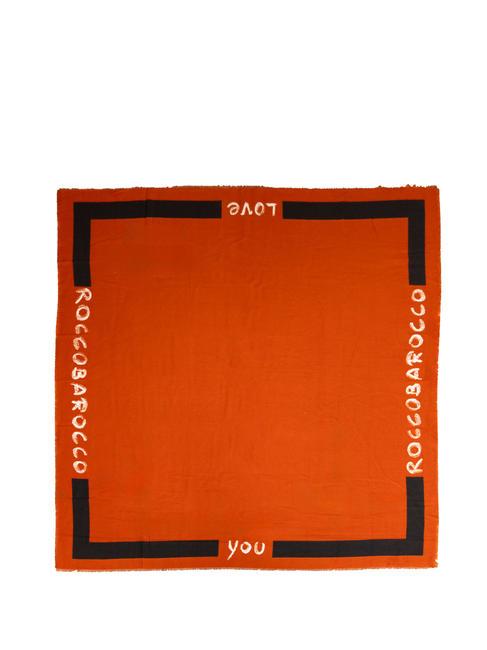 ROCCOBAROCCO BICOLOR  Foulard rosso/nero - Sciarpe