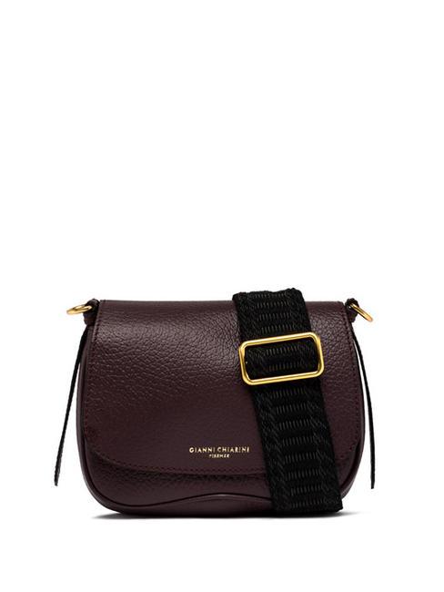 GIANNI CHIARINI CHIARA  Mini Bag a tracolla, in pelle plum - Borse Donna