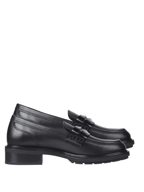 TOMMY HILFIGER TH PENNY  Mocassini in pelle NERO - Scarpe Donna