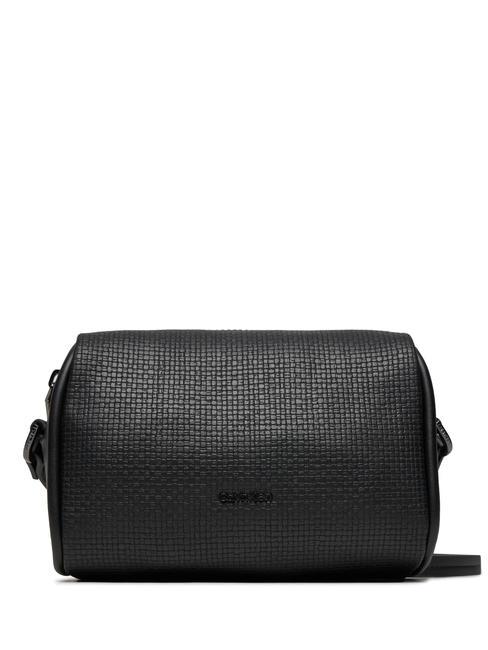 CALVIN KLEIN REFINE  Camera Bag a tracolla ck black textured - Borse Donna