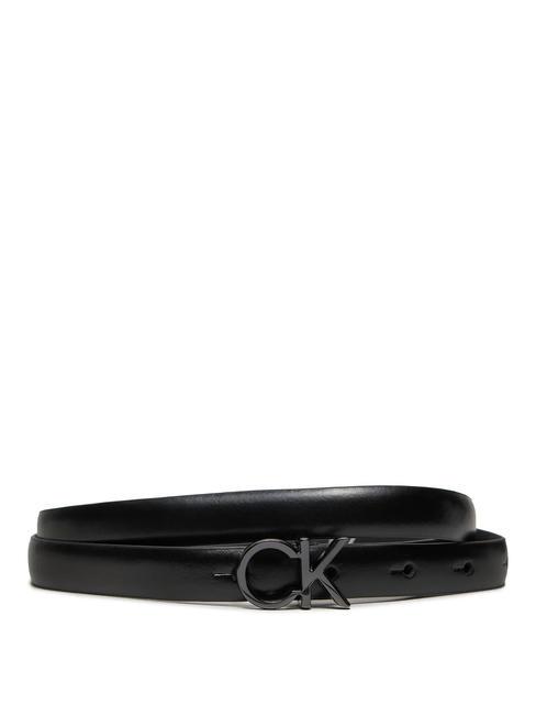 CALVIN KLEIN DAILY Cintura in pelle ck black - Cinture