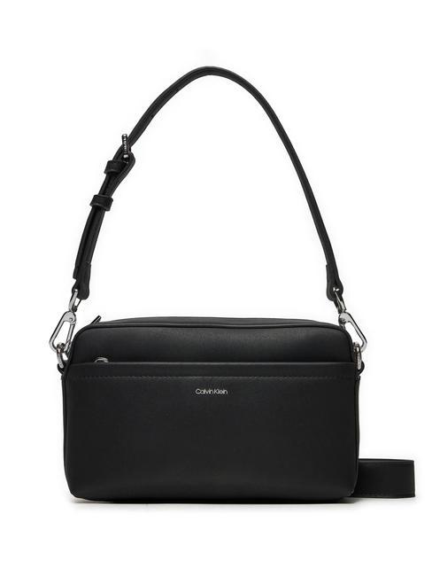 CALVIN KLEIN MUST  Mini bag a spalla, con tracolla ck black - Borse Donna