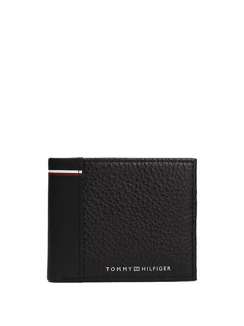 TOMMY HILFIGER TRANSIT  Portafoglio small in pelle black - Portafogli Uomo