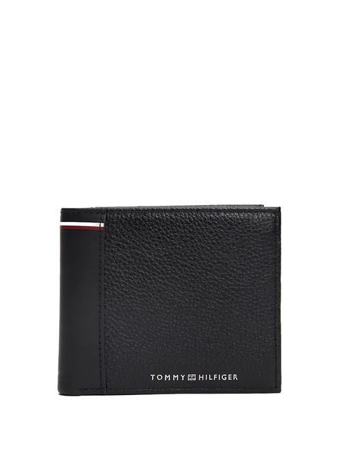 TOMMY HILFIGER TRANSIT Portafoglio in pelle black - Portafogli Uomo