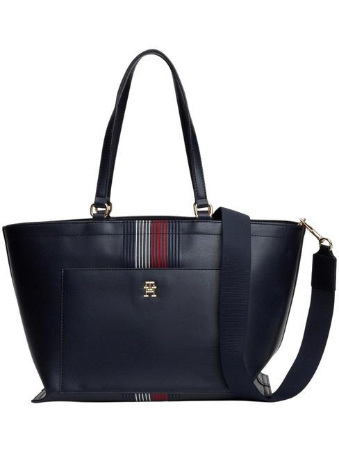 TOMMY HILFIGER DISTINCT  Shopper a spalla, con tracolla space blue - Borse Donna