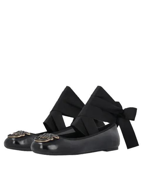 PINKO GIOIA  Ballerine in pelle nero limousine - Scarpe Donna