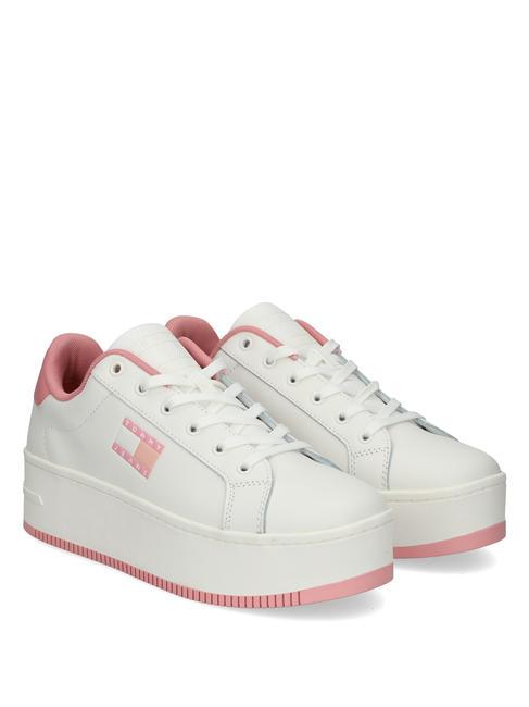 TOMMY HILFIGER TOMMY JEANS FLATFORM ESS  Sneakers alte chalky pink - Scarpe Donna