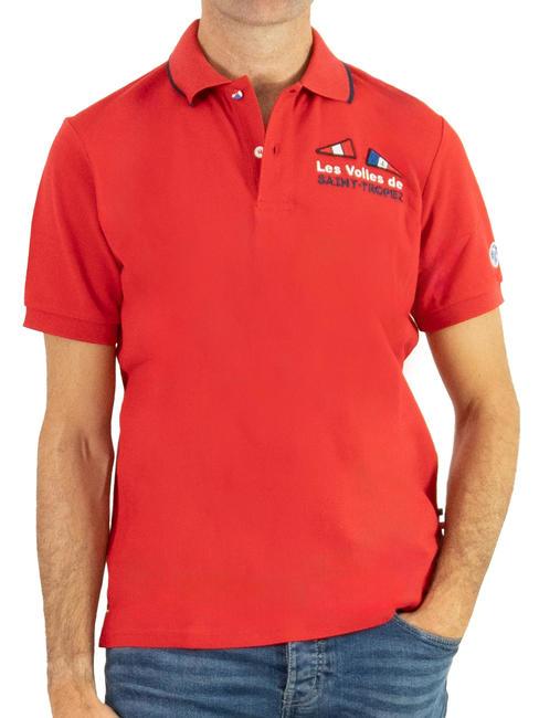 NORTH SAILS SAINT-TROPEZ Polo manica corta in cotone red - Polo Uomo