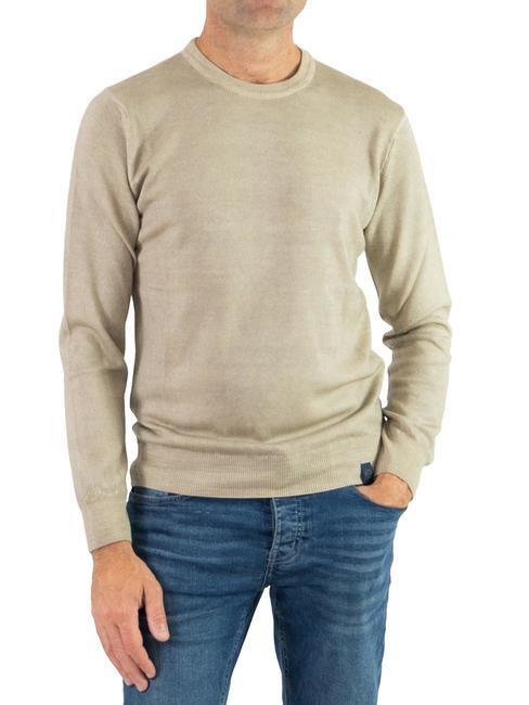 NORTH SAILS JERSEY Maglione in lana merino light stone - Maglie Uomo