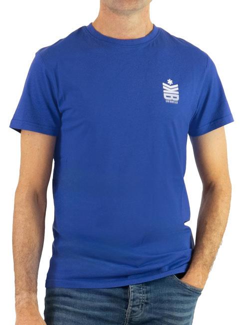 BIKKEMBERGS ICON SURF T-Shirt in cotone clematis blue - T-shirt Uomo