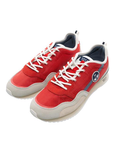 NORTH SAILS HORIZON JET Sneakers red/gr/dbl - Scarpe Uomo