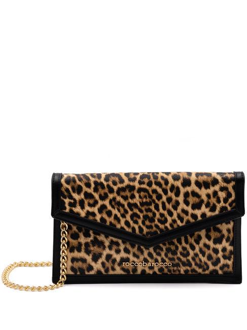 ROCCOBAROCCO MAIL LEOPARD  Pochette a mano, con tracolla leopard - Borse Donna