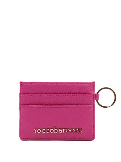 ROCCOBAROCCO CLAIR Portacard piatto fuxia - Portafogli Donna