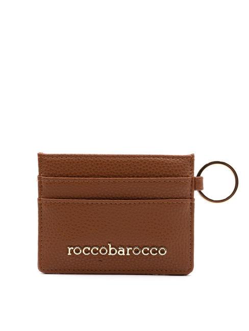 ROCCOBAROCCO CLAIR Portacard piatto tan - Portafogli Donna