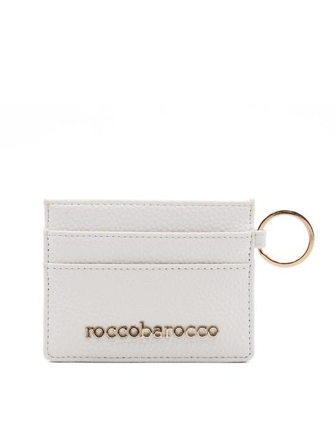 ROCCOBAROCCO CLAIR Portacard piatto white - Portafogli Donna