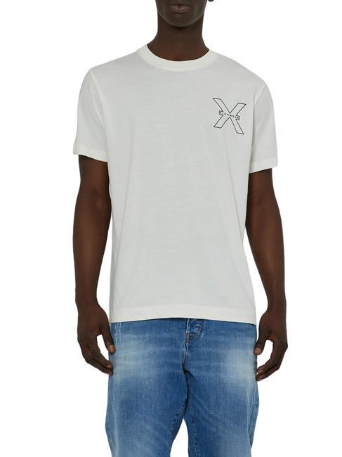 RICHMOND X RACHED T-Shirt in cotone off-white - T-shirt Uomo