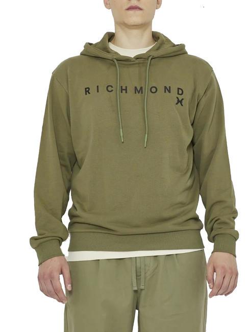 RICHMOND X LOTIMER  Felpa con cappuccio green lichen - Felpe Uomo