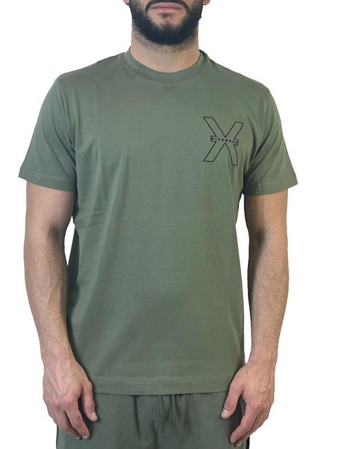 RICHMOND X RACHED T-Shirt in cotone green lichen - T-shirt Uomo