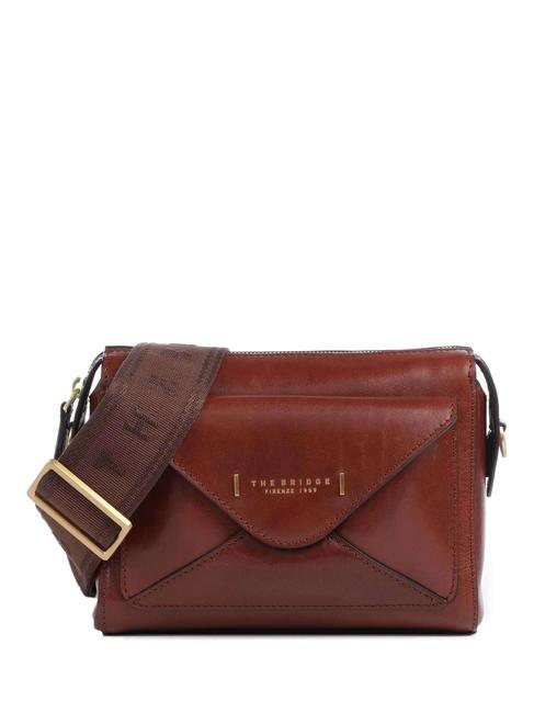 THE BRIDGE FRIDA Mini Bag a tracolla, in pelle MARRONE - Borse Donna