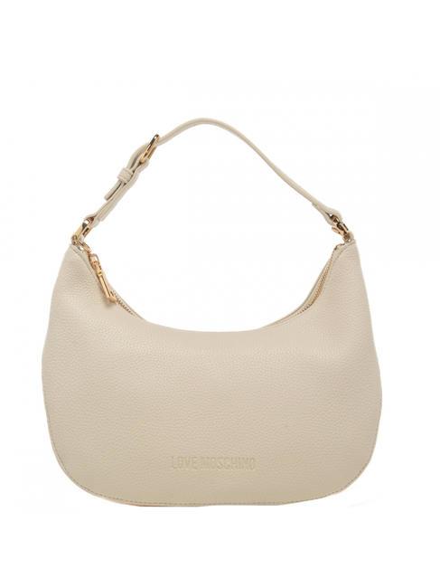 LOVE MOSCHINO HOBO Borsa a spalla, con tracolla avorio - Borse Donna