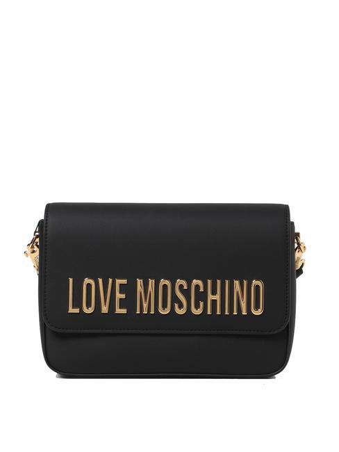 LOVE MOSCHINO LETTERING Borsa a tracolla Nero - Borse Donna