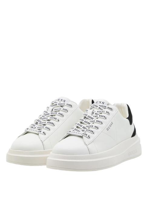 GUESS ELBA  Sneakers white black - Scarpe Uomo