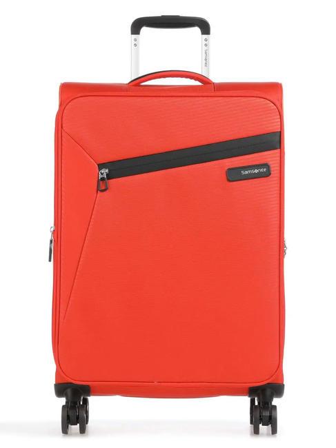 SAMSONITE LITEBEAM Trolley medio espandibile tang/orang - Trolley Semirigidi