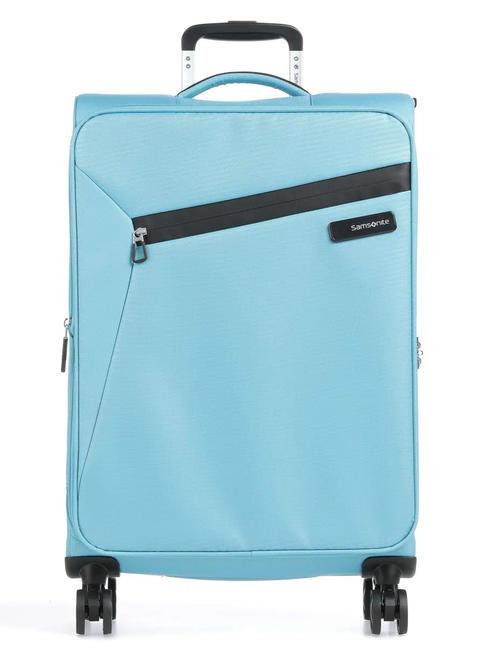 SAMSONITE LITEBEAM Trolley grande espandibile ocean blue - Trolley Semirigidi