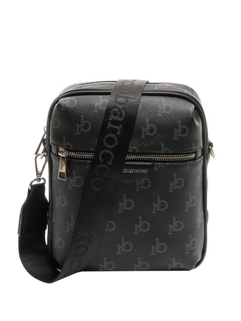 ROCCOBAROCCO MONOGRAM Embossed Tracolla black - Tracolle Uomo