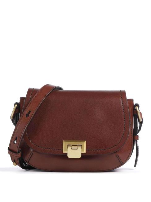 THE BRIDGE FEDERICA  Mini Bag a tracolla, in pelle MARRONE - Borse Donna