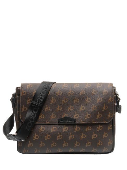 ROCCOBAROCCO MONOGRAM  Borsa messanger brown - Cartelle Lavoro