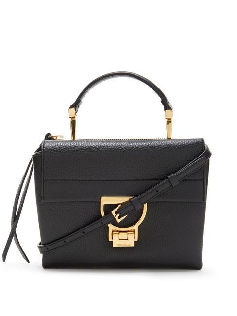 COCCINELLE ARLETTIS Minibag in pelle martellata Nero - Borse Donna