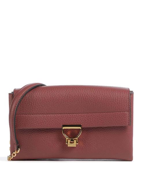 COCCINELLE ARLETTIS  Mini Bag a tracolla, in pelle brandy - Borse Donna