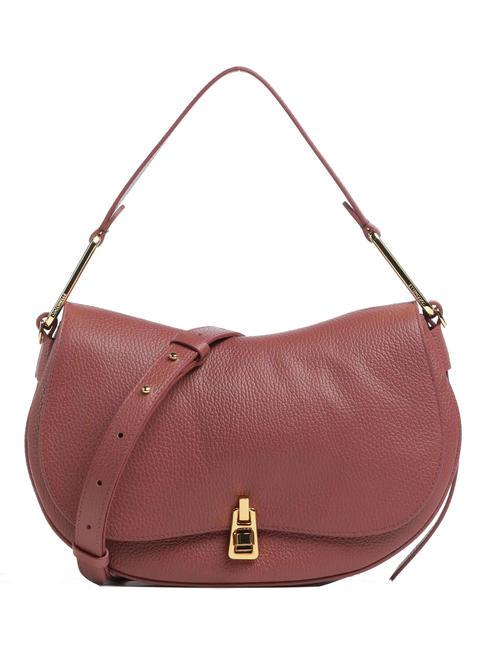 COCCINELLE MAGIE SOFT Borsa a spalla in pelle con tracolla brandy - Borse Donna