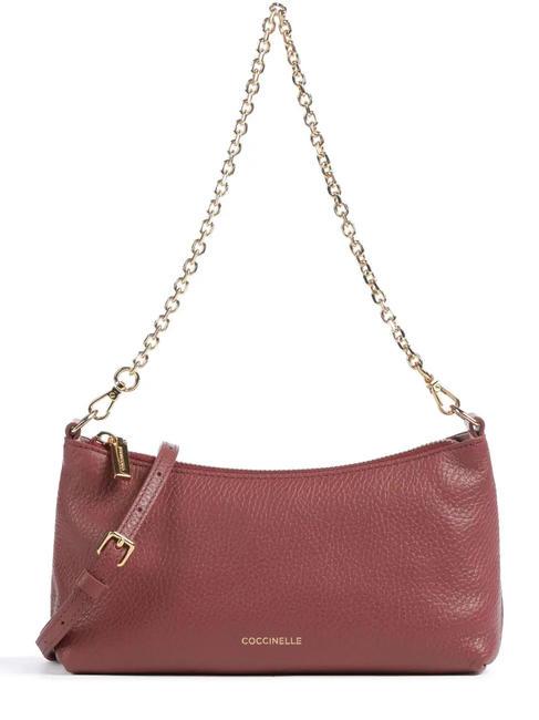 COCCINELLE AURA Mini Bag a spalla, con tracolla brandy - Borse Donna