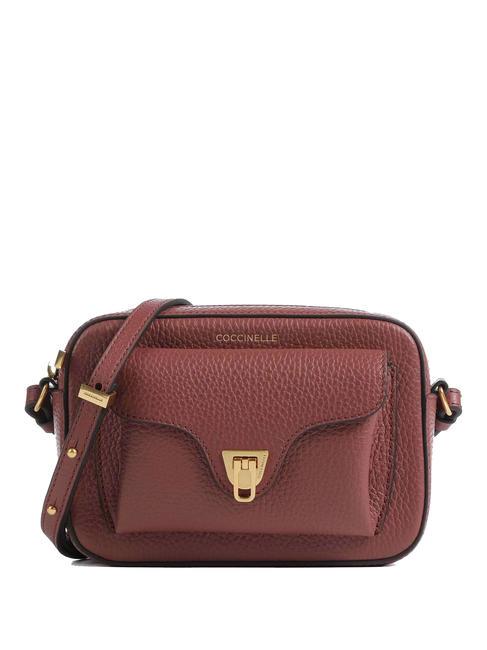 COCCINELLE BEAT SOFT Borsa mini pelle martellata brandy - Borse Donna