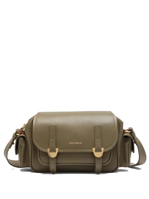 COCCINELLE CAMPUS Mini Bag a tracolla, in pelle laurel green - Borse Donna