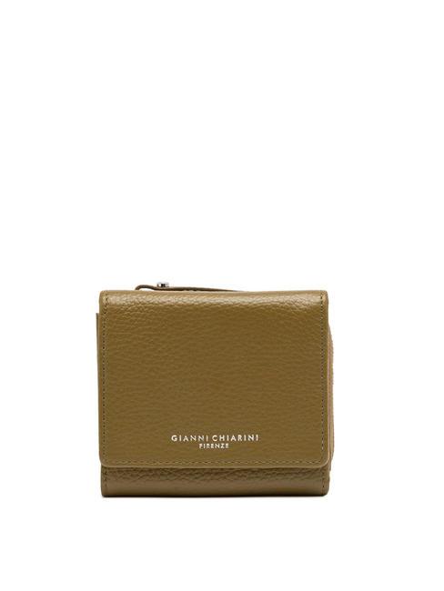 GIANNI CHIARINI WALLETS GRAIN Mini Portafoglio in pelle moss - Portafogli Donna