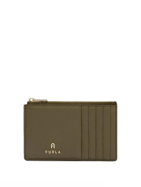 FURLA CAMELIA Portafoglio piatto in pelle sage - Portafogli Donna