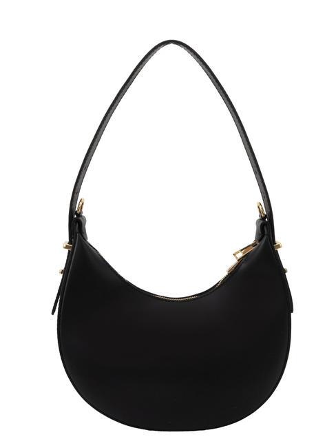 LESAC TULIPANO Borsa a spalla, con tracolla, in pelle black - Borse Donna