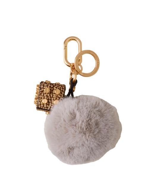 BORBONESE KEYRING Dado Portachiavi con charm nuvola/op naturale - Portachiavi