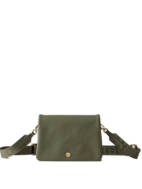 BORBONESE VITE  Mini Bag a tracolla, in pelle oliva - Borse Donna