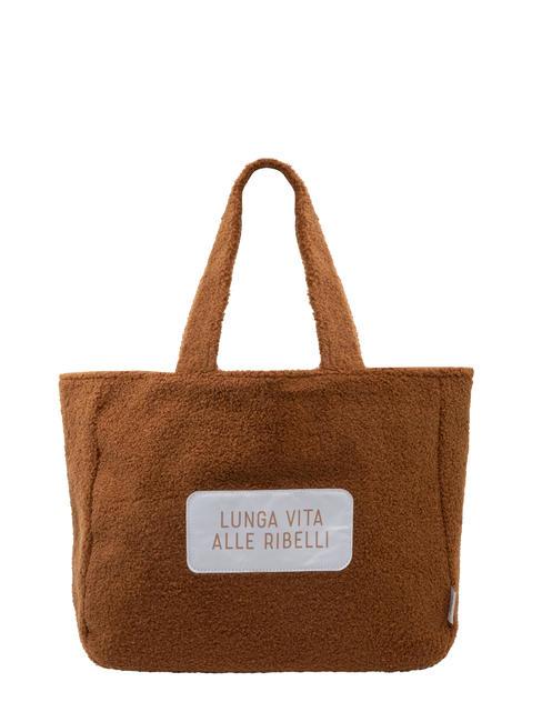 MINIPA' TEDDY COLLECTION Borsa shopping a spalla brown - Borse e accessori kids