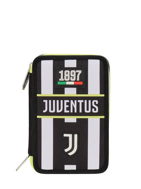 JUVENTUS WIN IS THE RULE Astuccio con kit scolastico completo Nero - Astucci e Accessori