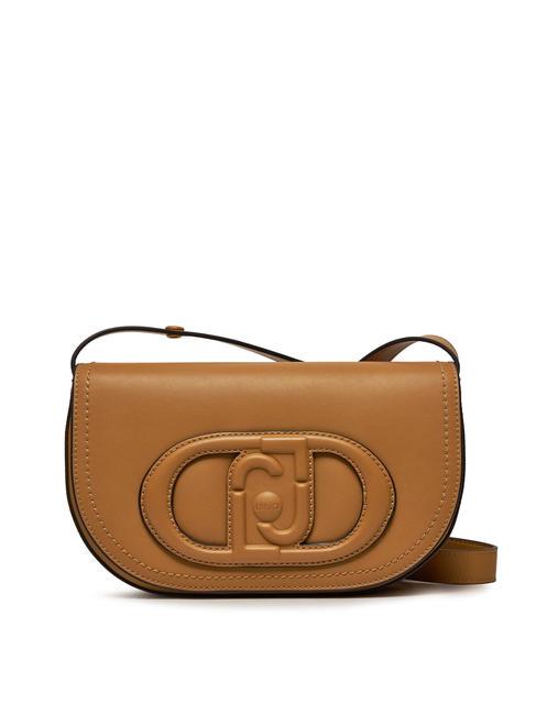 LIUJO DEUZIA Borsa a spalla con flap cuoio chiaro - Borse Donna