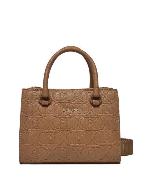 LIUJO EMBOSSED LOGO Borsetta a mano, con tracolla teddy - Borse Donna