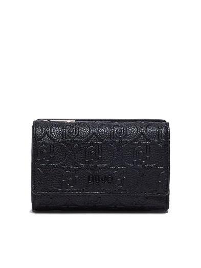 LIUJO CALIWEN Portafoglio bifold piccolo NERO - Portafogli Donna